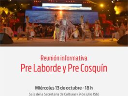 Realizarán reunión informativa para Pre Cosquín y Pre Laborde